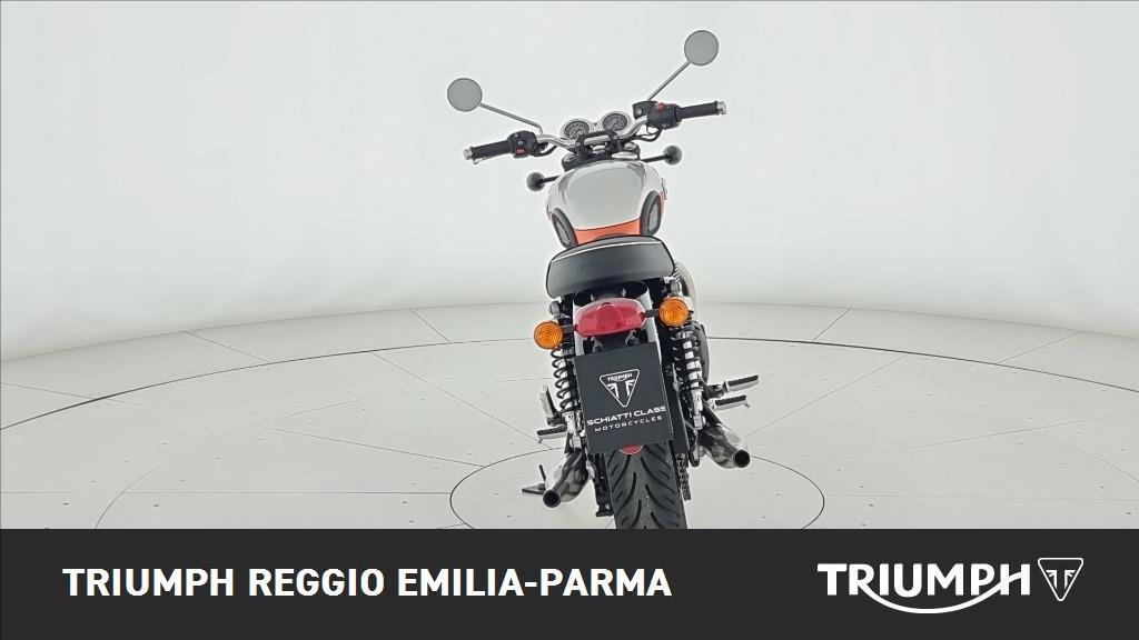 TRIUMPH Bonneville 900 T100 Aluminium/Baja Orange E5+