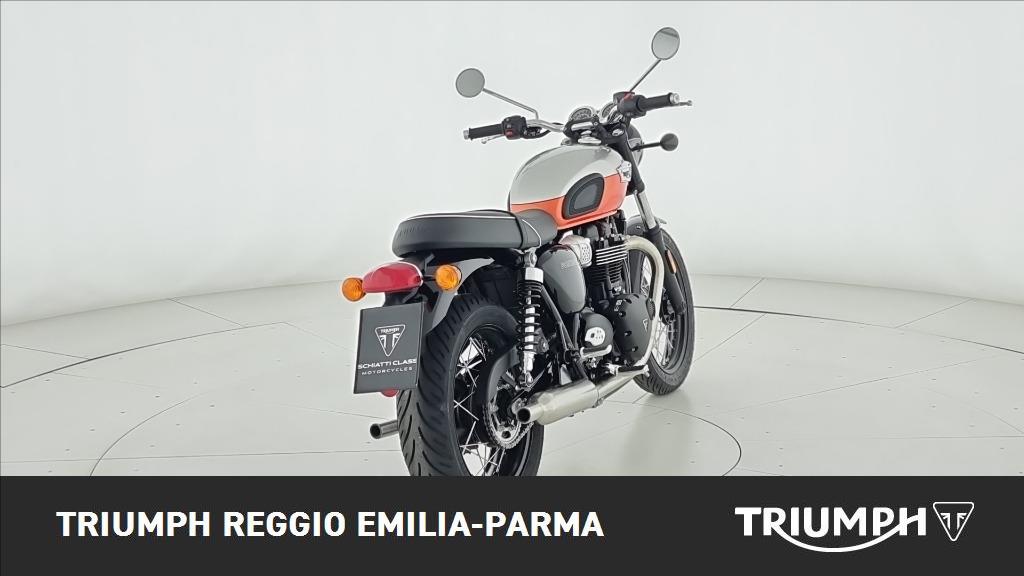 TRIUMPH Bonneville 900 T100 Aluminium/Baja Orange E5+