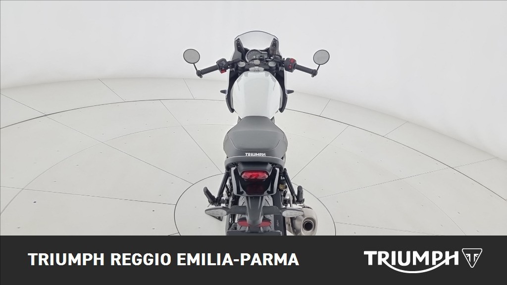 TRIUMPH Thruxton 400 Pearl Metallic White / Storm Grey Abs