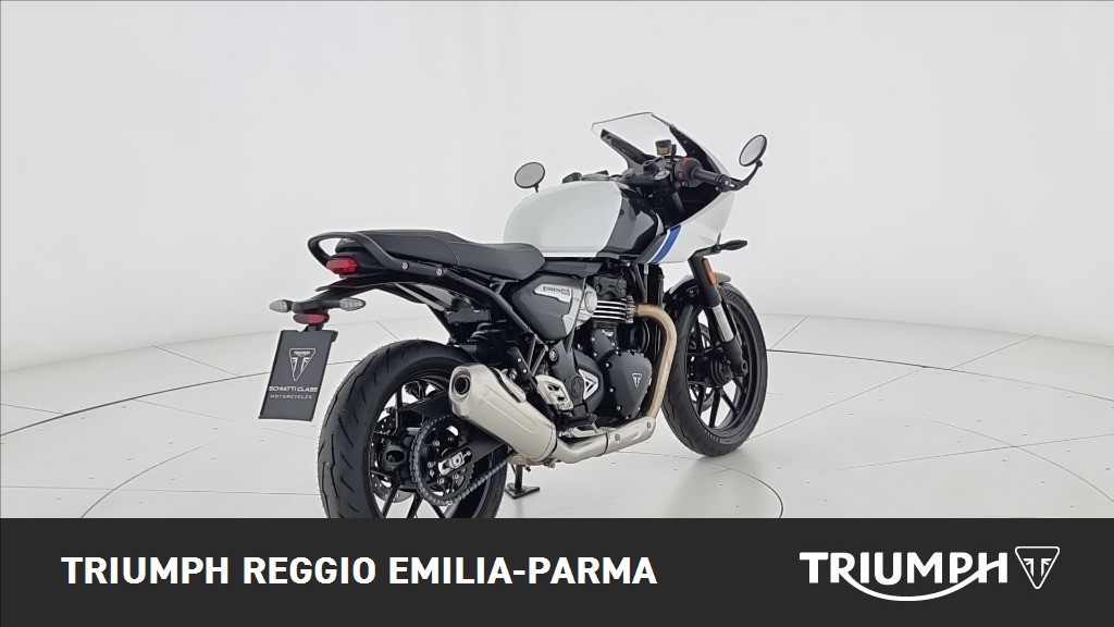 TRIUMPH Thruxton 400 Pearl Metallic White / Storm Grey Abs