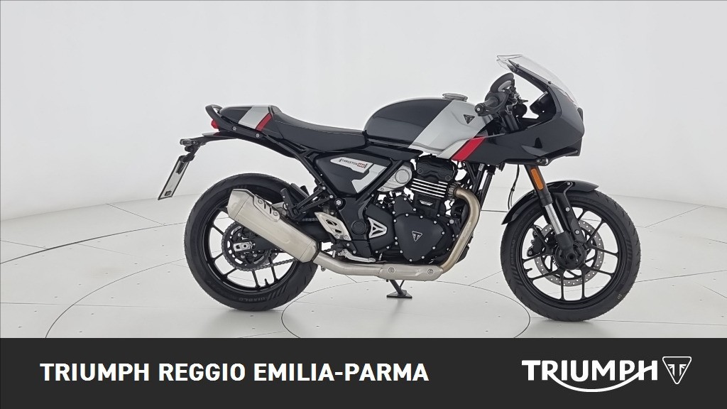 TRIUMPH Thruxton 400 Phantom Black / Aluminium Silver Abs