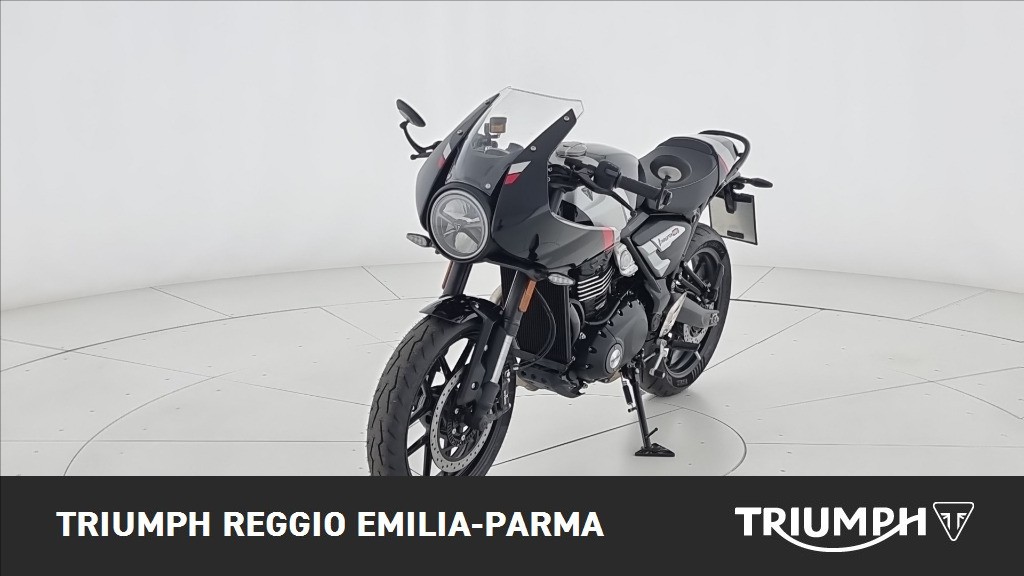 TRIUMPH Thruxton 400 Phantom Black / Aluminium Silver Abs
