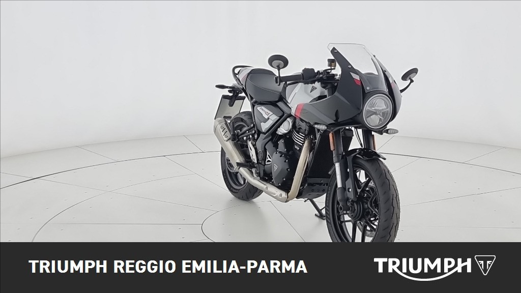 TRIUMPH Thruxton 400 Phantom Black / Aluminium Silver Abs
