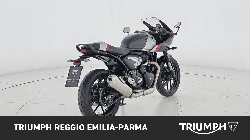 TRIUMPH Thruxton 400 Phantom Black / Aluminium Silver Abs