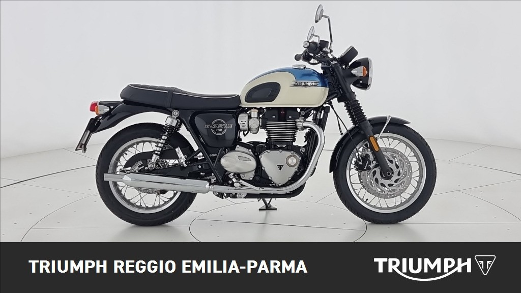 TRIUMPH Bonneville 1200 T120 Aegean Blue / New England White Abs my2