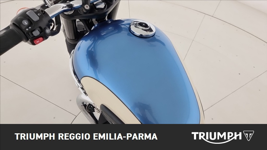 TRIUMPH Bonneville 1200 T120 Aegean Blue / New England White Abs my2