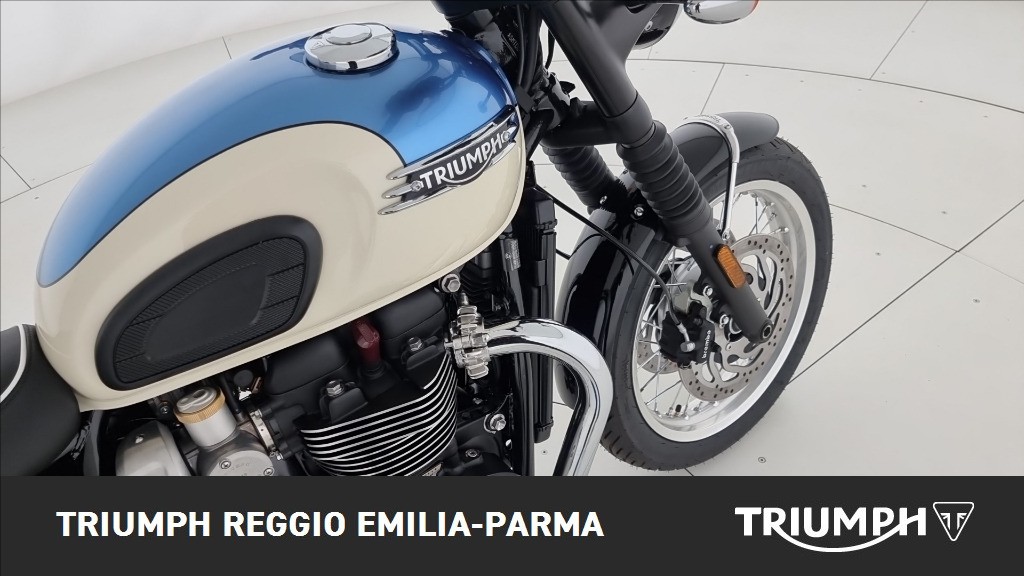 TRIUMPH Bonneville 1200 T120 Aegean Blue / New England White Abs my2