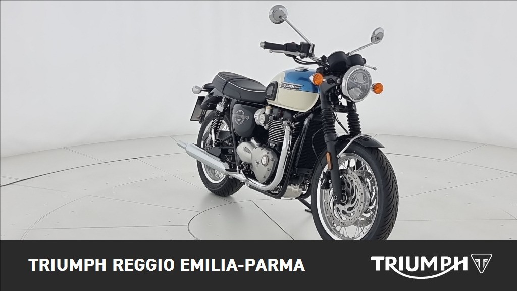 TRIUMPH Bonneville 1200 T120 Aegean Blue / New England White Abs my2