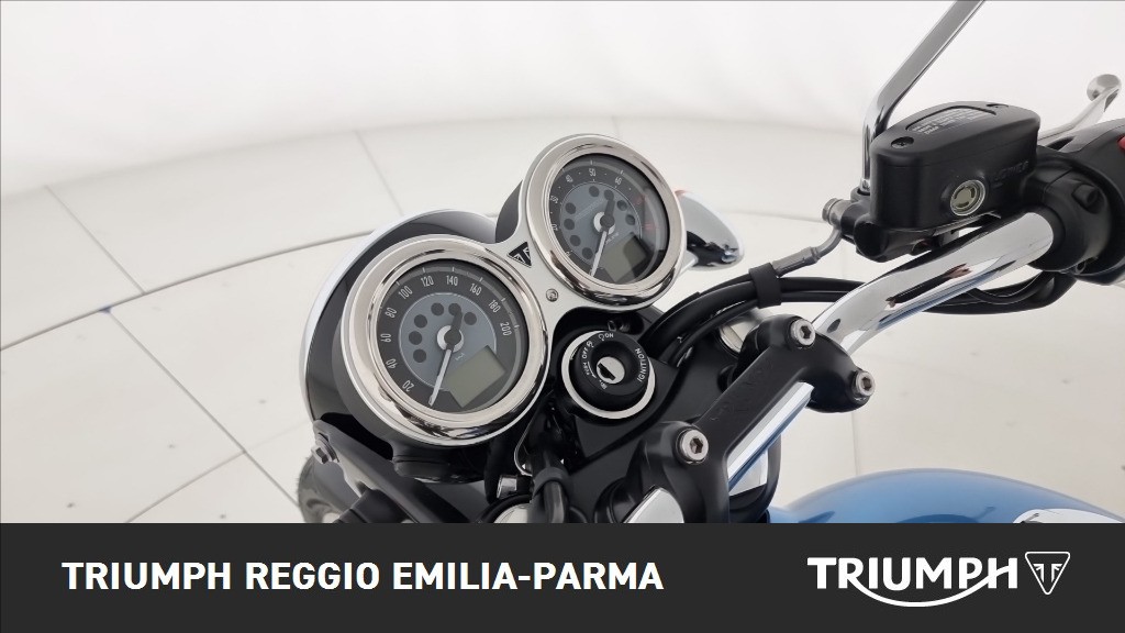 TRIUMPH Bonneville 1200 T120 Aegean Blue / New England White Abs my2