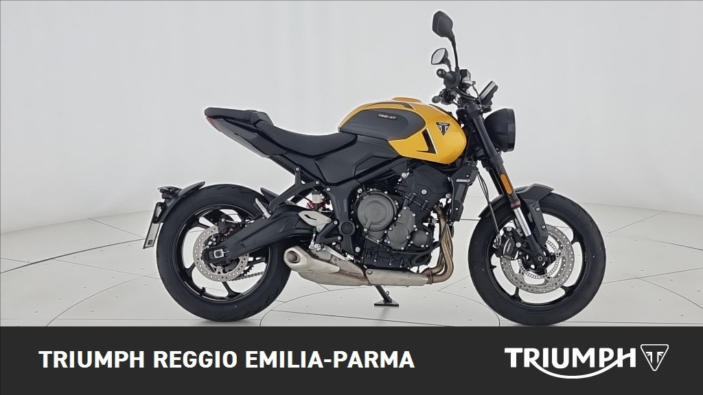TRIUMPH Trident 660 Cosmic Yellow / Sapphire Black Abs