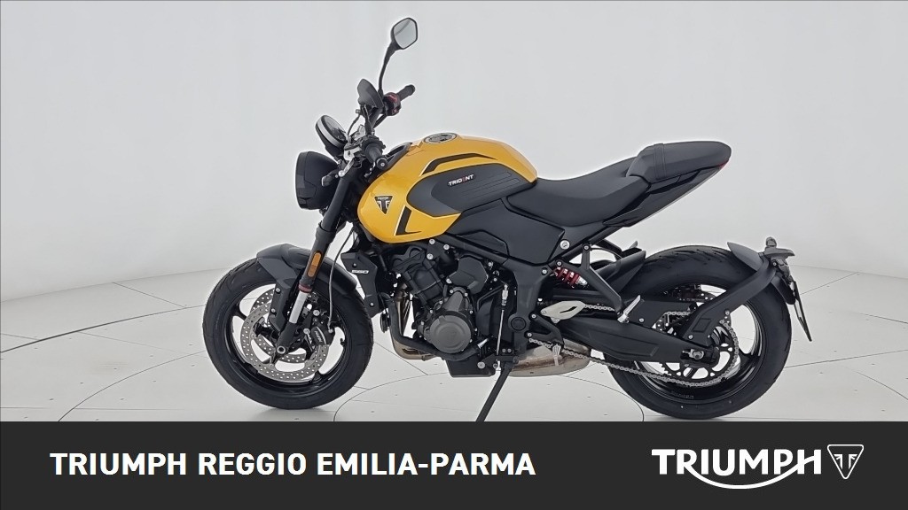 TRIUMPH Trident 660 Cosmic Yellow / Sapphire Black Abs