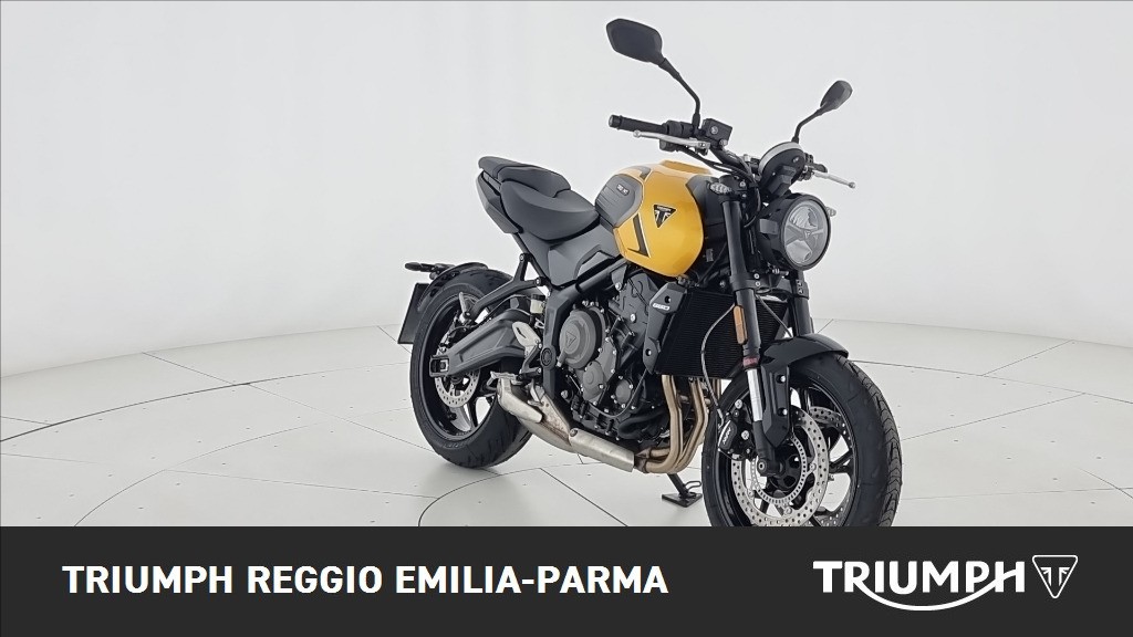TRIUMPH Trident 660 Cosmic Yellow / Sapphire Black Abs