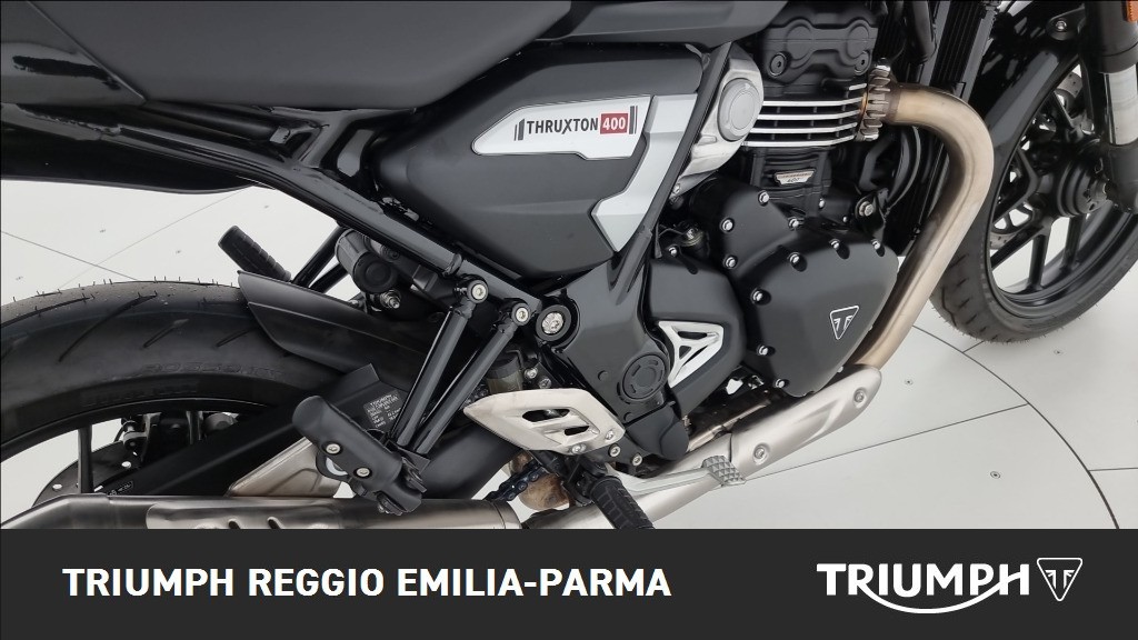 TRIUMPH Thruxton 400 Phantom Black / Aluminium Silver Abs