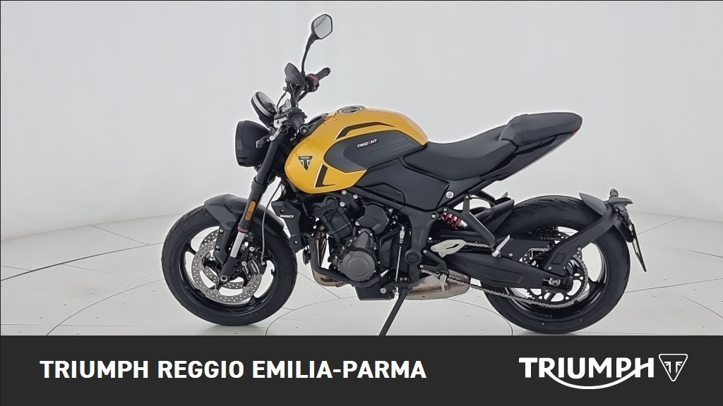 TRIUMPH Trident 660 Cosmic Yellow / Sapphire Black Abs