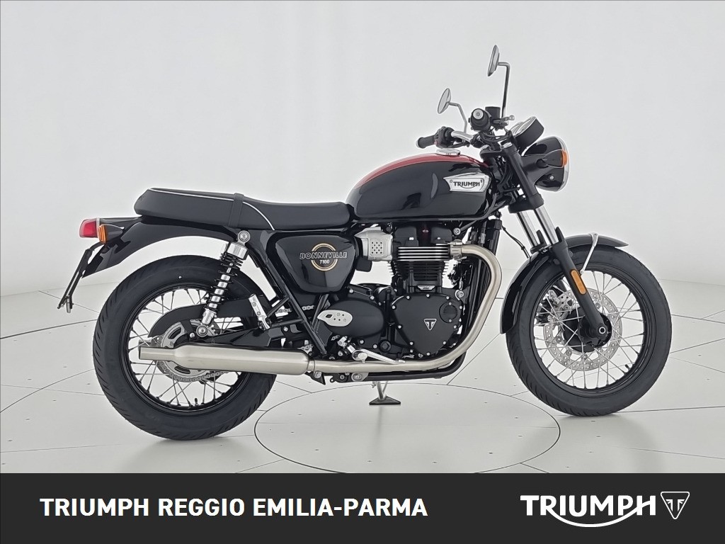 TRIUMPH Bonneville 900 T100 Jet Black / Diablo Red