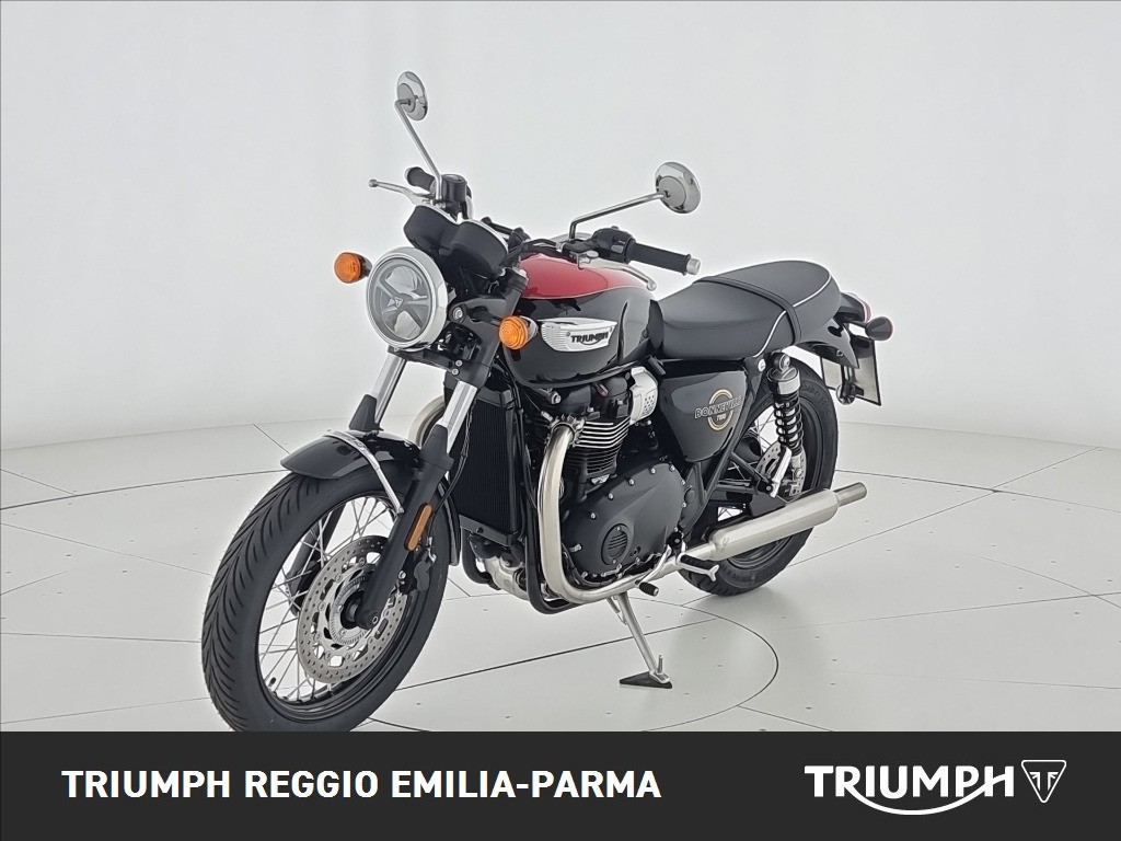 TRIUMPH Bonneville 900 T100 Jet Black / Diablo Red