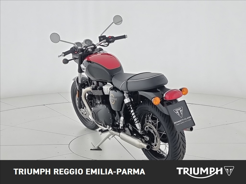 TRIUMPH Bonneville 900 T100 Jet Black / Diablo Red
